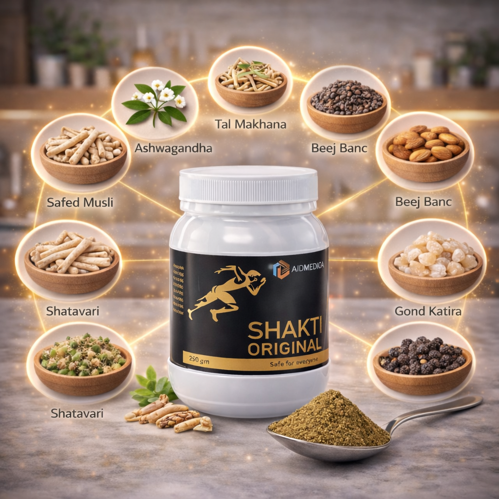 shakti original ayurvedic energy & stamina booster powder