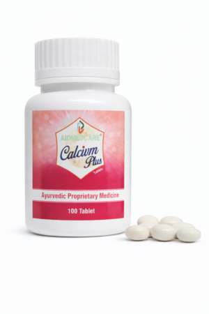 aidmed care calcium plus tablets | ayurvedic bone health supplement for men & women | joint support, energy & vitality | herbal formula | 100 tablets